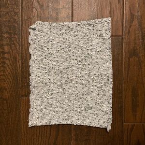 floral blue hollister tube top